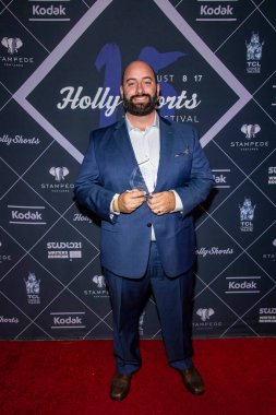 Ryan Winthrop, 17 Ağustos 2019 'da Harmony Gold Theater, Los Angeles' ta düzenlenen 15. HollyShorts Film Festivali Kapanış Gecesi 'ne katıldı.