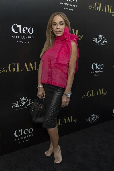 Faye Resnick Uczestniczy Imprezie Glam App Paris Hilton Launch Party — Zdjęcie stockowe