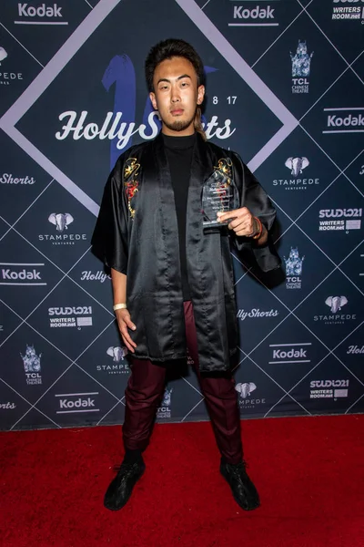 Holun Zou Participa 15Th Annual Hollyshorts Film Festival Closing Awards — Fotografia de Stock