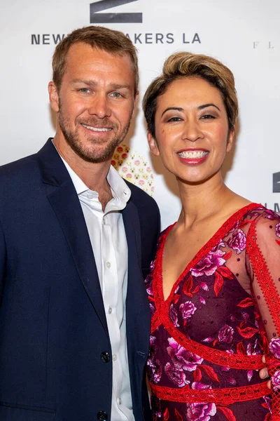 Tyler Wolfe Elaine Loh Attend Doxxed Los Angeles Premiere Reald — Stock Photo, Image