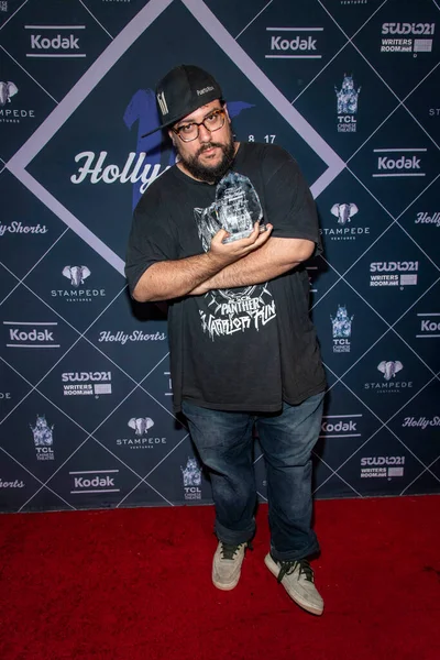 Kristian Mercado Figueroa Deltar Årliga Hollyshorts Film Festival Avslutar Awards — Stockfoto