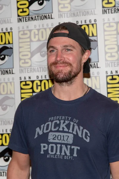 Stephen Amell Woont Arrow Van Comic Con International 2019 Bij — Stockfoto