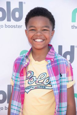 Isaiah C. Morgan 30 Haziran 2019 'da The Awesome Playground, Los Angeles, CA' da Ünlülerin Ebeveynleri ve Çocuklar Eğlence Günü 'ne katılır.