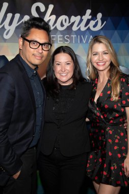 Marcos Durian, Jamie Anderson 14 Ağustos 2019 'da TCL Çin 6 Tiyatrosu, Beverly Hills, CA' da 15. Yıllık HollyShorts Film Festivali 2.