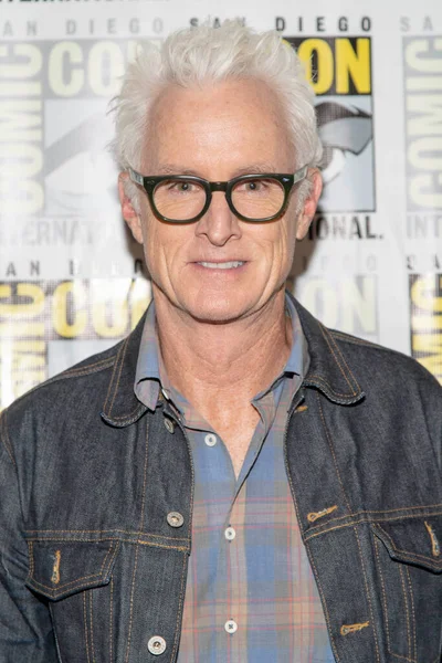 John Slattery Zúčastní 2019 Comic Con International Next Press Room — Stock fotografie