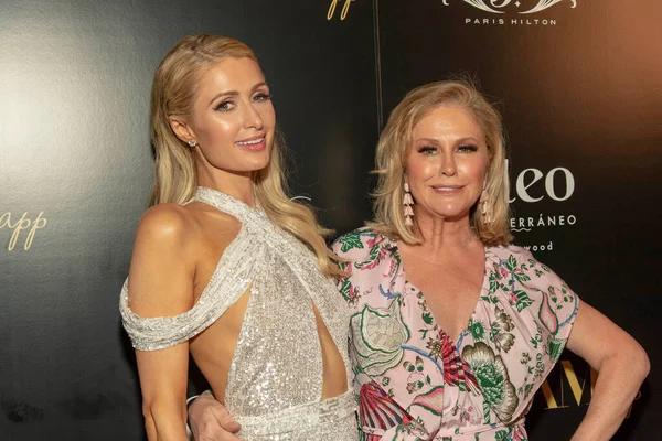 Paris Hilton Kathy Hilton Participam Glam App Paris Hilton Launch — Fotografia de Stock