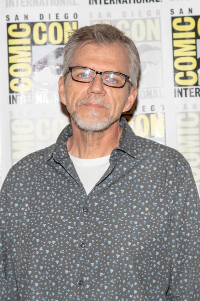 Jeffrey Bell Deltar 2019 Comic Con International Marvel Agents Pressrum — Stockfoto