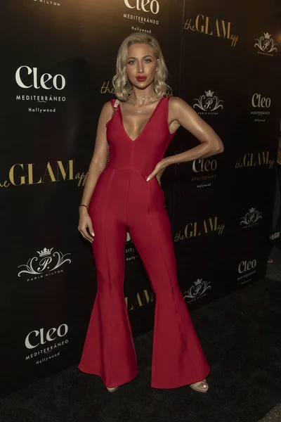 Model Roz Attends Glam App Paris Hilton Launch Party Cleo — Φωτογραφία Αρχείου