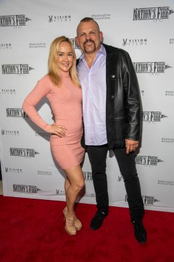 Heidi Liddell, Chuck Liddell 16 Ocak 2020 'de The Landmark Theater, Los Angeles, CA' da 
