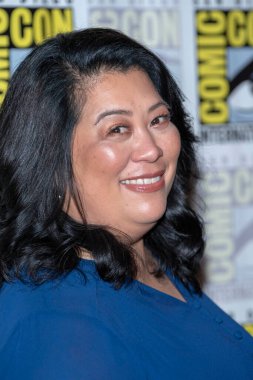 Kaliko Kauahi, 18 Temmuz 2019 'da Hilton Bayfront, San Diego' da düzenlenen Uluslararası Comic-Con Uluslararası NBC 'nin 