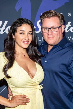 Yvette Yates ve Shaun Redick, 17 Ağustos 2019 'da Harmony Gold Tiyatrosu' nda düzenlenen 15. HollyShorts Film Festivali Kapanış Gecesi 'ne katıldılar.