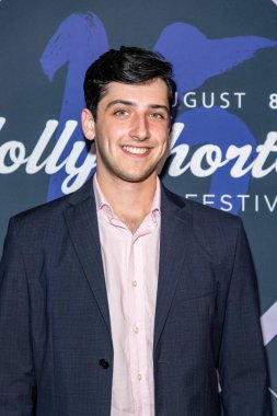 Jordan Pollak, 17 Ağustos 2019 'da Harmony Gold Tiyatrosu' nda 15. HollyShorts Film Festivali Kapanış Gecesi 'ne katıldı.