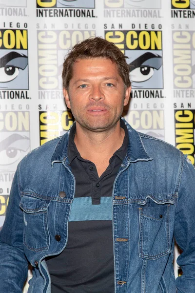 Misha Collins Bezoekt 2019 Comic Con International Supernatural Hilton Bayfront — Stockfoto