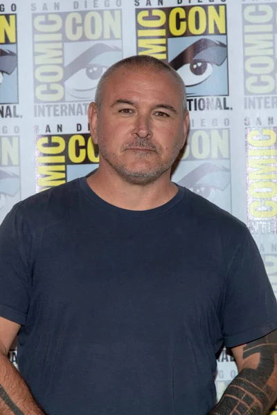 Tim Miller Asiste Sala Prensa Terminator Dark Fate Comic Con — Foto de Stock