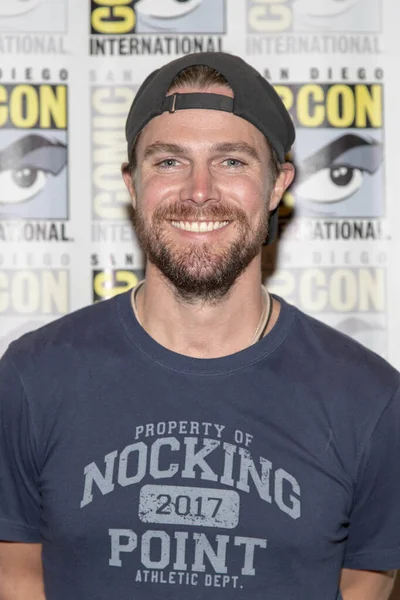 Stephen Amell Účastní 2019 Comic Con International Arrow Hilton Bayfront — Stock fotografie