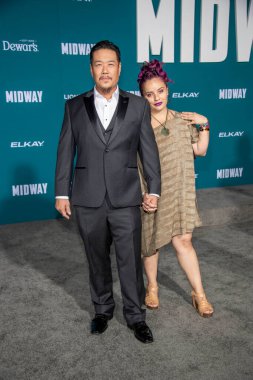 Philip Fu-Kang Wang 5 Kasım 2019 'da Regency Village Theatre, Westwood' da Lionsgate 'in 