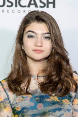 Samantha Gangal 28 Eylül 2019 tarihinde Hollywood 'daki Liaison restoranında Musicash Records Katrina Stuarts Single Record 