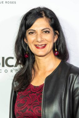 Aneela Qureshi 28 Eylül 2019 tarihinde Hollywood 'daki Liaison restoranında Musicash Records Katrina Stuarts Single Record 