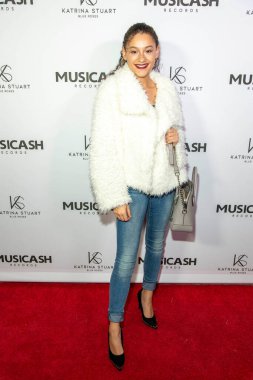 Breana Raquel 28 Eylül 2019 tarihinde Hollywood 'daki Liaison restoranında Musicash Records Katrina Stuarts Single Record 