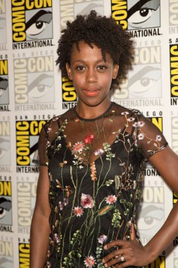 Rukiya Bernard, Comic Con 2017 'de 20 Temmuz' da Kaliforniya 'daki San Diego Kongre Merkezi' nde 