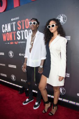 Wiz Kahlifa, CANT STOP WONT STOP STOP 'un Los Angeles Premiere' ine katıldı: 21 Haziran 2017 'de WGA' da kötü bir çocuk hikayesi, Beverly Hills, CA.  