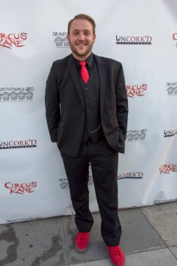 Scott Thomas Reynolds, 30 Ağustos 2017 'de Beverly Hills, Kaliforniya' daki Laemmle Ahrua Güzel Sanatlar Tiyatrosu 'nda CRCUS KANE' nin dünya prömiyerine katıldı.