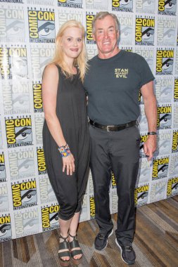 Janet Varney, John C. McGinley 20 Temmuz 'da Kaliforniya Comic Con 2017' deki 