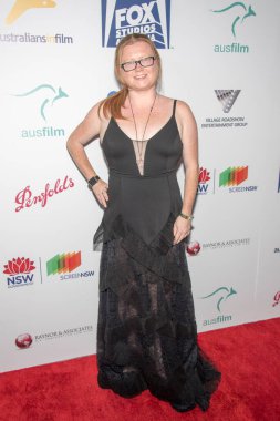 Charlotte Larsen 18 Ekim 2017 'de NeueHouse Hollywood, Los Angeles, Kaliforniya' daki Film Ödülleri Galasında 6. Geleneksel Avustralyalılara katıldı.