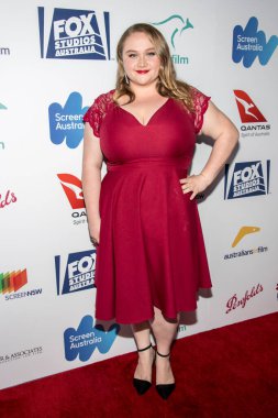 Danielle Macdonald 18 Ekim 2017 'de NeueHouse Hollywood, Los Angeles, Kaliforniya' daki Film Ödülleri Galasında 6. Geleneksel Avustralyalılara katıldı.