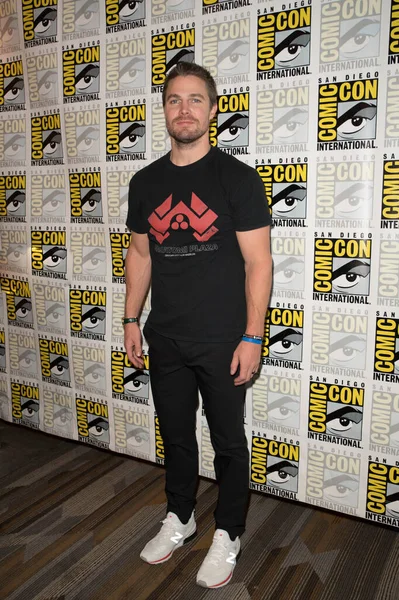 Stephen Amell Παρακολουθεί Arrow Αίθουσα Τύπου Στο Comic Con 2017 — Φωτογραφία Αρχείου