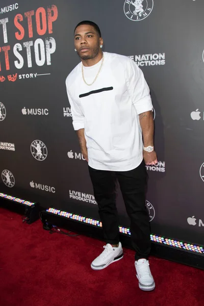 Nelly Asiste Estreno Los Ángeles Cant Stop Wont Stop Mad — Foto de Stock