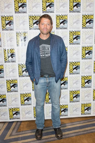 Misha Collins Attends Supernatural Press Room Comic Con 2017 July — Stock Photo, Image