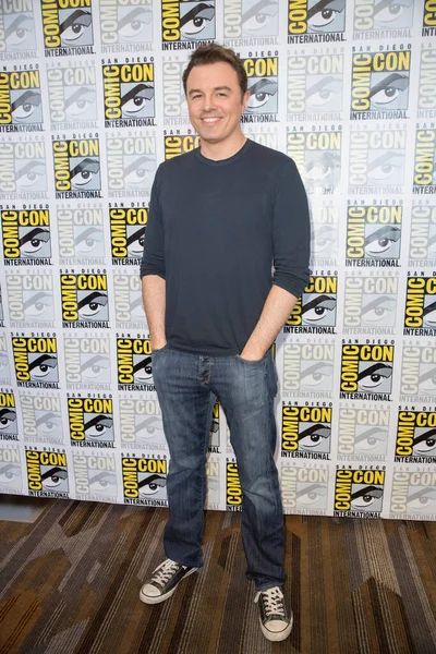 Seth Macfarlane Παρευρίσκεται Στην Αίθουσα Τύπου Orville Στο Comic Con — Φωτογραφία Αρχείου