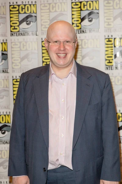 Matt Lucas Παρακολουθεί Doctor Who Αίθουσα Τύπου Στο Comic Con — Φωτογραφία Αρχείου