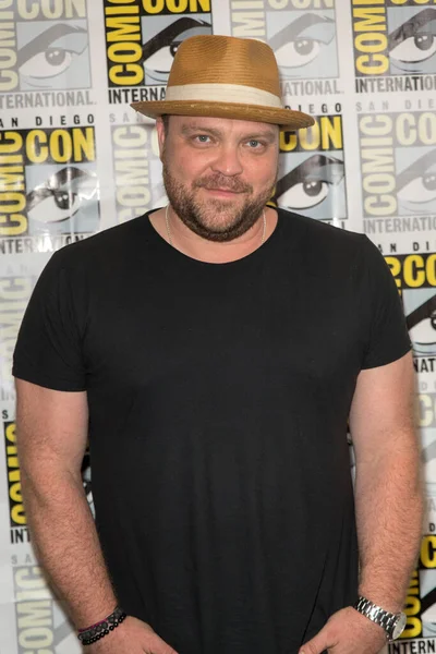 Drew Powell Attends Gotham Press Room Comic Con 2017 July — Stock Photo, Image
