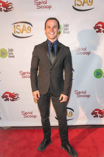 Andreas Wyder, 5 Nisan 2018 'de Burbank Koloni Tiyatrosu' nda 9. Bağımsızlık Serisi Ödülleri 'ne katıldı.