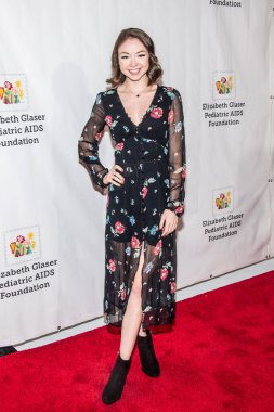 Meredith Foster, 29 Ekim 2017 'de Culver City, Kaliforniya' daki Smashbox Stüdyoları 'nda 28.