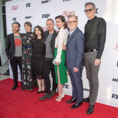 Fargo Oyuncuları ve Yapımcıları, 11 Mayıs 'ta Kuzey Hollywood CA' da FXs FARGO, Şaban Medya Merkezi için düzenlenen FYC etkinliğine katıldılar..  