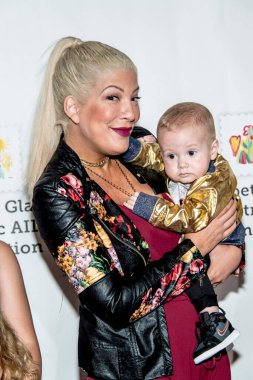 Tori Spelling 29 Ekim 2017 'de Culver City, Kaliforniya' daki Smashbox Stüdyoları 'nda 28.