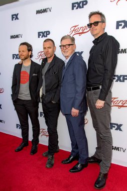 Fargo Prodüktörleri Ewan McGregor ile birlikte 11 Mayıs 'ta Kuzey Hollywood CA' da FXs FARGO, Saban Medya Merkezi için düzenlenen FYC etkinliğine katıldılar..  