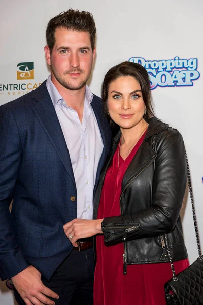 Grant Turnbull Nadia Bjorlin Attends Dropping Soap Premiere March 2017 — Stock Photo, Image