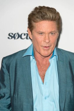 David Hasselhoff Olağanüstü Katıldı: Stan Lee, 22 Ağustos 2017 tarihinde Şaban Tiyatrosu, Beverly Hills, Kaliforniya