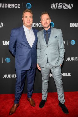 Bart Peters, Ted Stryker attend RED CARPET PREMIERE EVENT FOR AT&T AUDIENCE NETWORKSLOUDERMILK and HIT THE ROAD at ArcLight Hollywood, Los Angeles, California on October 10th 2017.