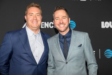 Bart Peters, Ted Stryker attend RED CARPET PREMIERE EVENT FOR AT&T AUDIENCE NETWORKSLOUDERMILK and HIT THE ROAD at ArcLight Hollywood, Los Angeles, California on October 10th 2017.