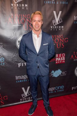 Matthew Nardozzi 1 Şubat 2018 'de Los Angeles' taki Laemmle 's Ahrya Güzel Sanatlar Tiyatrosu' nda 