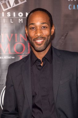 Marcus T. Thomas 1 Şubat 2018 'de Laemmle' s Ahrya Fine Arts Theatre, Los Angeles, CA 'da Los Angeles galasına katılır.