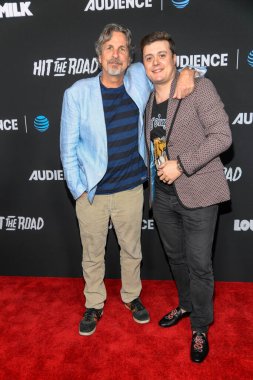 Peter Farrelly, Jonathan Schwartz attend RED CARPET PREMIERE EVENT FOR AT&T AUDIENCE NETWORKSLOUDERMILK and HIT THE ROAD at ArcLight Hollywood, Los Angeles, California on October 10th 2017.
