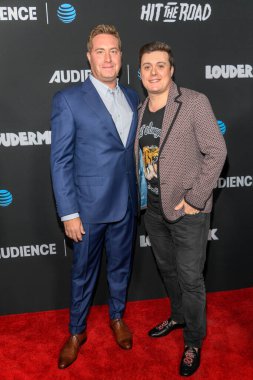 Bart Peters, Jonathan Schwartz attend RED CARPET PREMIERE EVENT FOR AT&T AUDIENCE NETWORKSLOUDERMILK and HIT THE ROAD at ArcLight Hollywood, Los Angeles, California on October 10th 2017.
