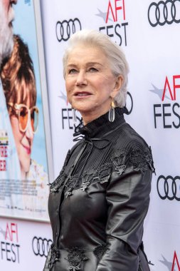 Helen Mirren AFI FEST 2017 'de Sony Pictures' ın The Leisure Seeker gösterimine katıldı. Audi tarafından 12 Kasım 2017 'de Mısır Tiyatrosu, Hollywood, Kaliforniya' da sunuldu.