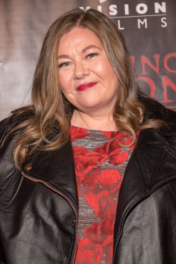 Lisa Linke 1 Şubat 2018 'de Los Angeles' taki Laemmle 's Ahrya Güzel Sanatlar Tiyatrosu' nda 